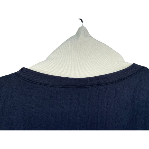 Vintage Copper Key Nordic-Inspired Sweater XL 16 Navy Blue Grannycore - Picture 9 of 9